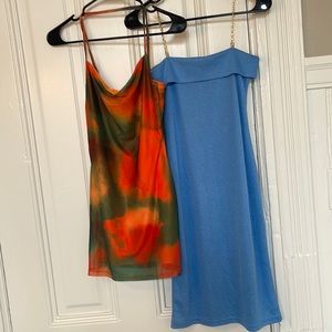 Bundle of two adorable mini dresses